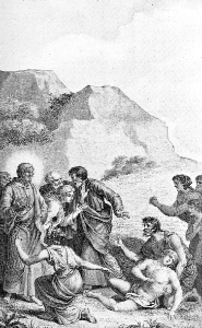 13 Jesus casts out an evil spirit