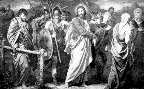 26 Jesus arrested and led to the High Priests house