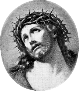 28 Jesus with the Crown of Thorns. Free illustration for personal and commercial use.