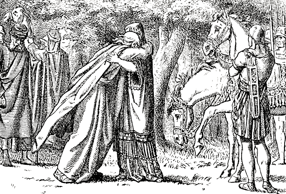 09 Joseph embracing his father Jacob