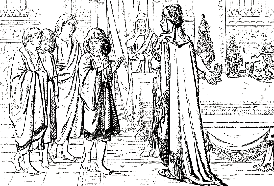 39 Daniel refusing the Kings Dainties