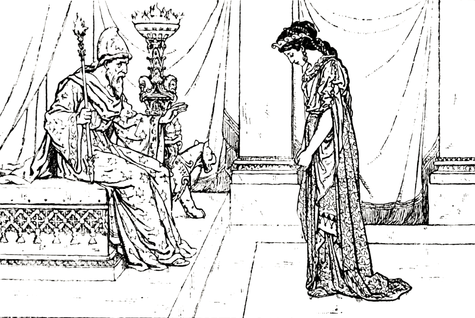 42 Esther before King Ahasuerus