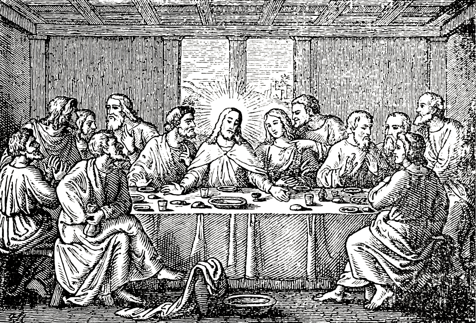 05 Matthew 26 v26-29 - The Last Supper - Free Stock Illustrations ...