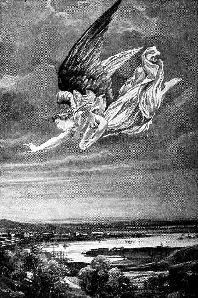 11 Angel flying with Scroll (used for Third Angel, but most likely First)