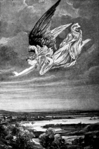 11 Angel flying with Scroll (used for Third Angel, but most likely First)