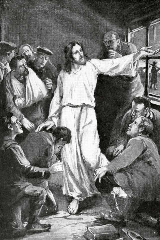 Christ in the Prison Camp, pointing the way to Liberty and Peace