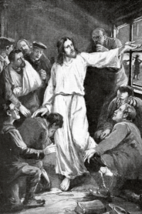 Christ in the Prison Camp, pointing the way to Liberty and Peace