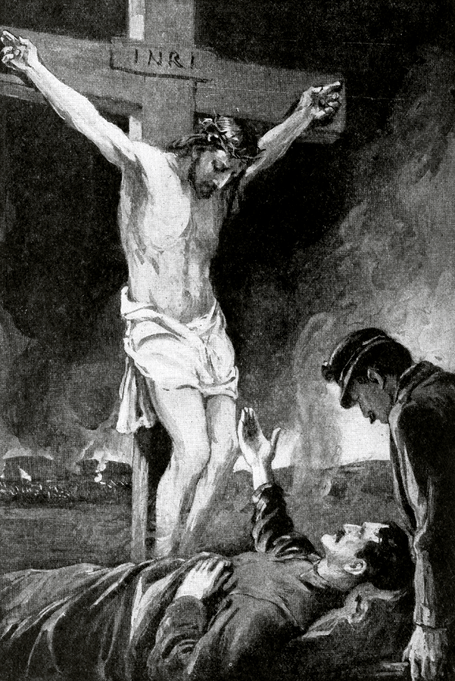 The Dying Soldiers Vision of Christ