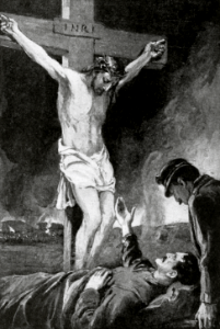 The Dying Soldiers Vision of Christ