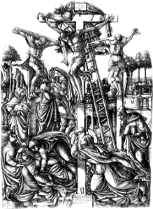 02 Matthew 27 v38 - Christ on the Cross between Two Thieves