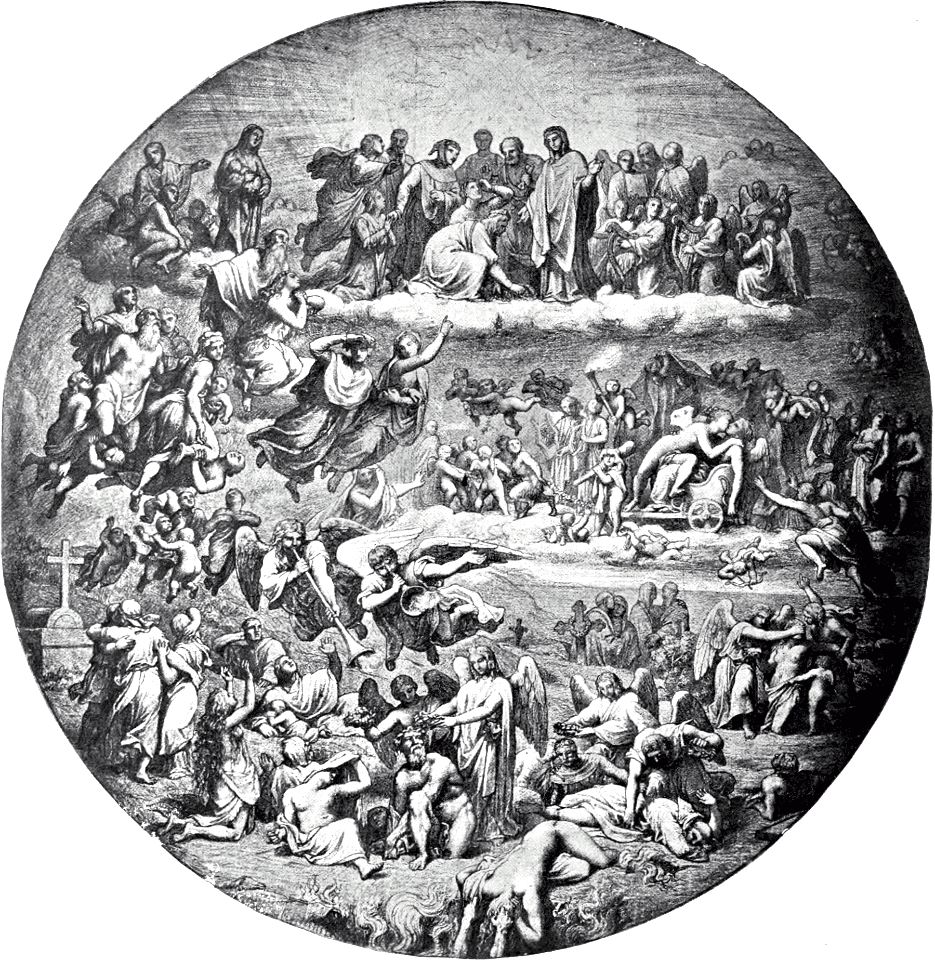 25 Revelation 20 v04-05 The First Resurrection (Chenavard)