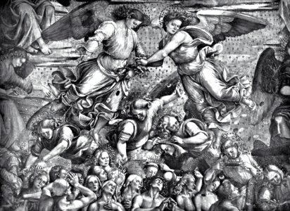 24 Revelation 20 v04 The Calling of the Elect to Heaven (Signorelli)