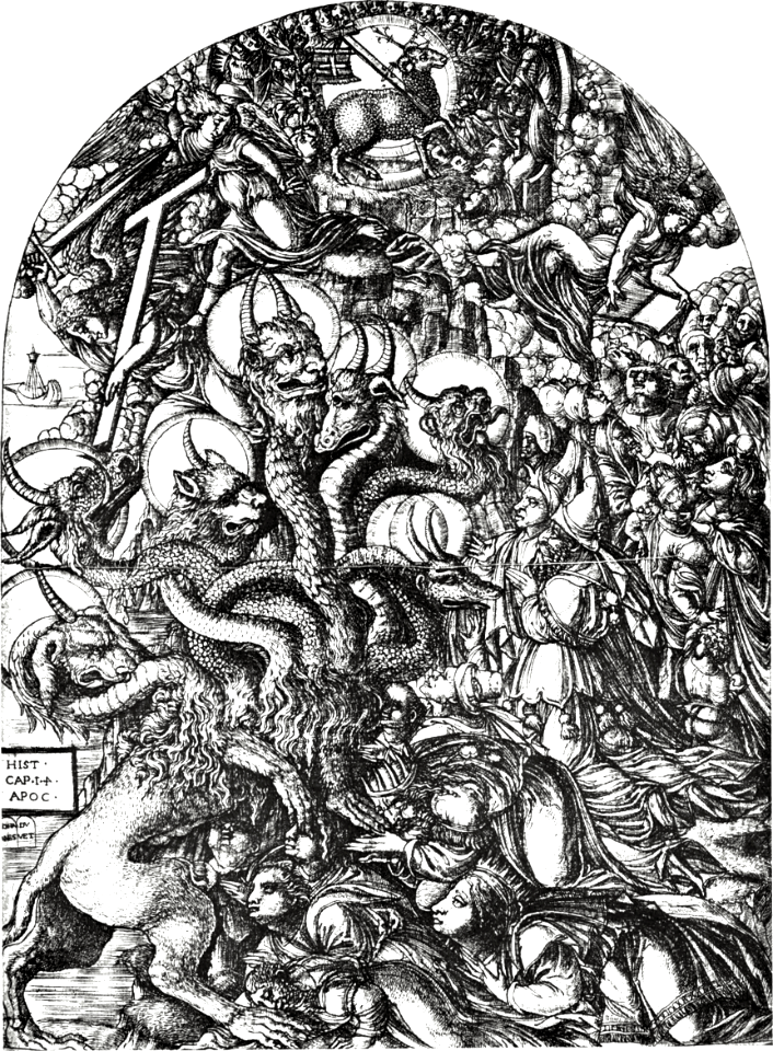 19 revelation 13 v01 04 the beast with seven heads and ten horns rises