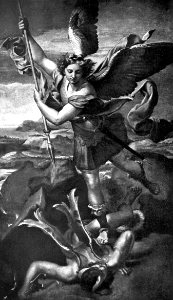 18 Revelation 12 v09 Satan cast to the Earth by Michael (Raphael)