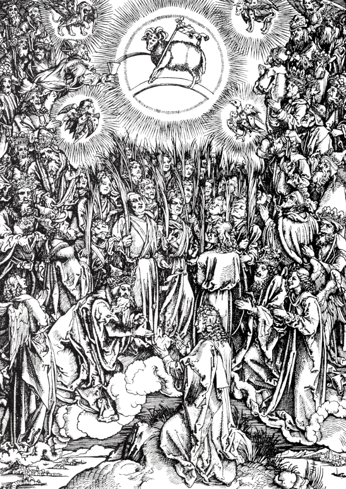 15 Revelation 07 v09 The Great Multitude (Durer)