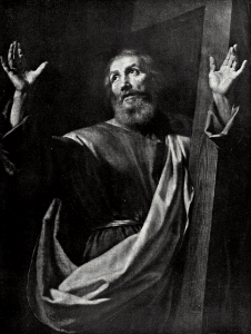 18 Philip with his Cross (tradition states he was crucified head down like Peter) (de Champaigne)
