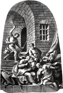16 Paul and Silas in Prison at Philippi (Thornhill)