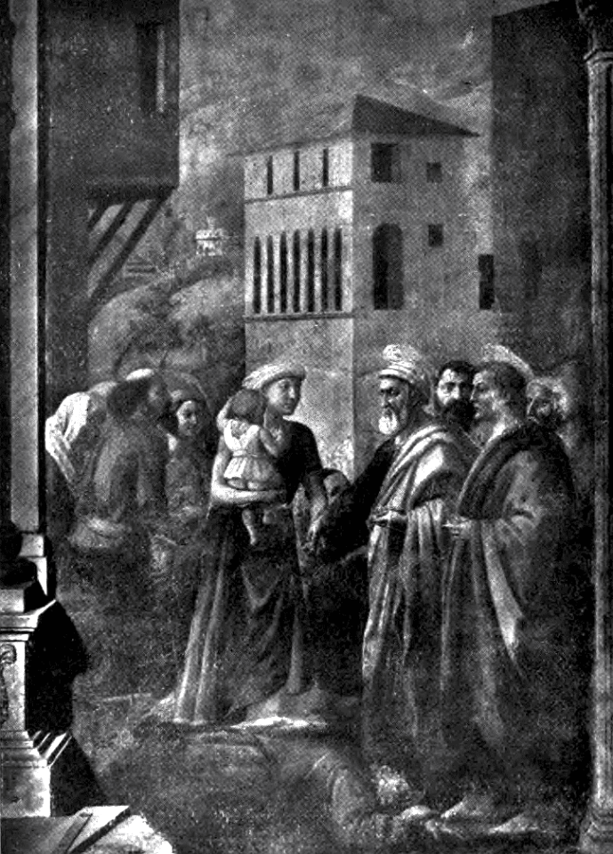 04 Peter and John give alms to the poor (Masaccio)