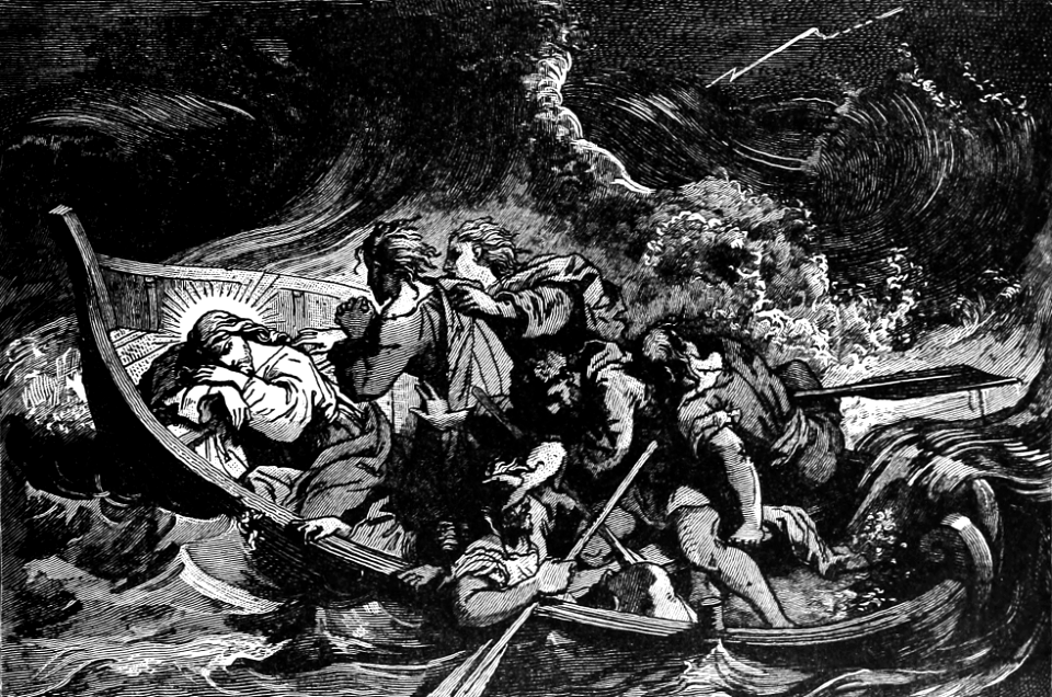 22 Storm on the Lake - Jesus sleeps in the Boat