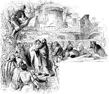 41 Zaccheus climbs a Tree - Jesus comes to him