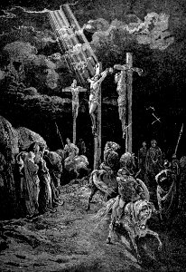 54 The Crucifixion. Free illustration for personal and commercial use.