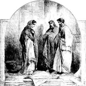 74 Acts 16 v14-15 - Lydia urges Paul and Silas to stay at her place
