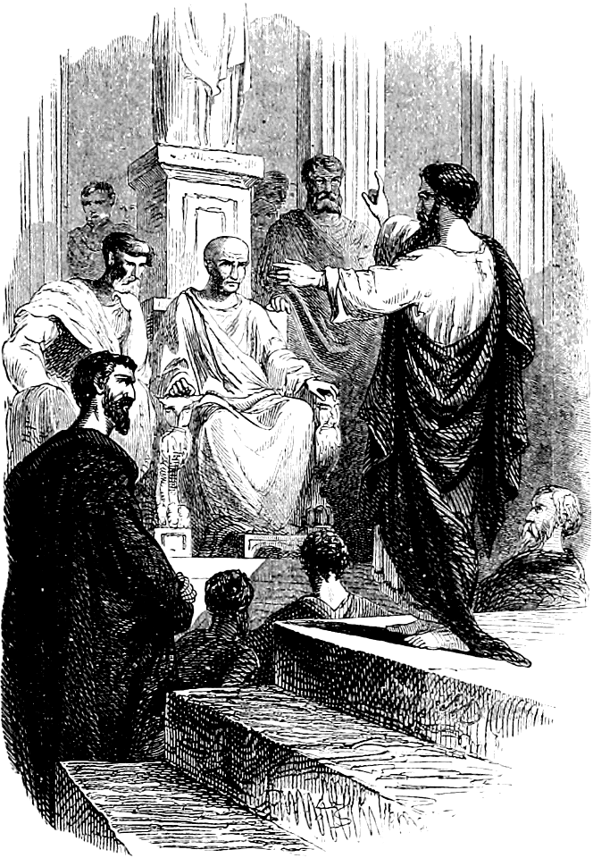 81 Felix trembles as Paul speaks to him