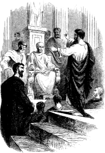 81 Felix trembles as Paul speaks to him