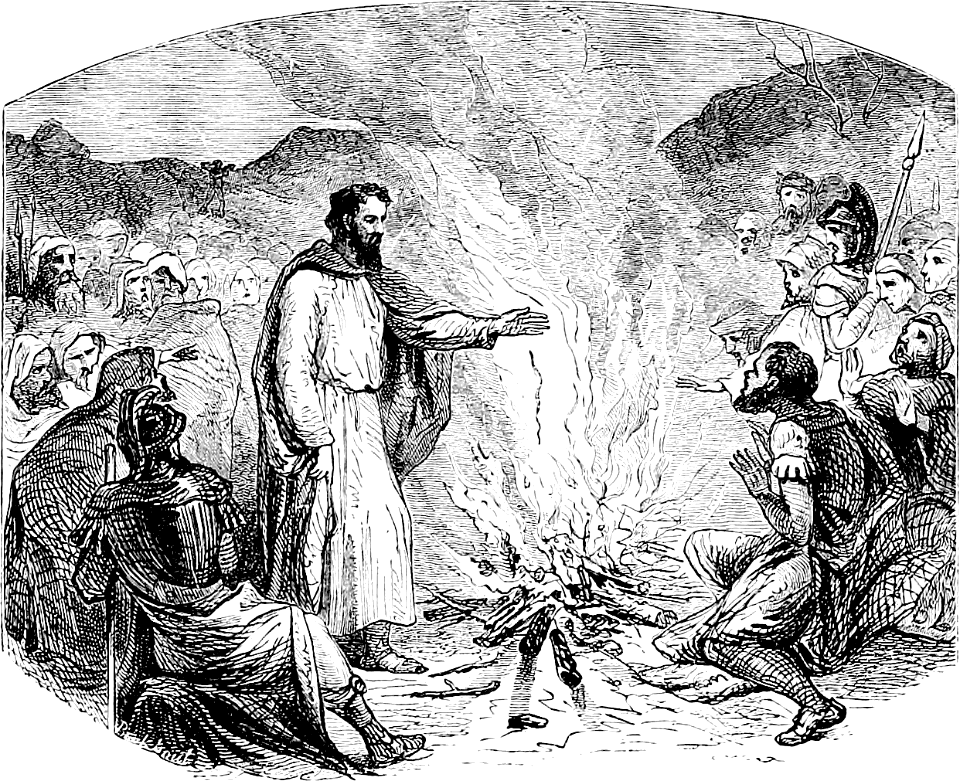 84 Paul shakes off the Serpent on the Isle of Melita