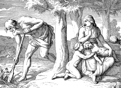002 Adam works the Ground - Eve bears Children