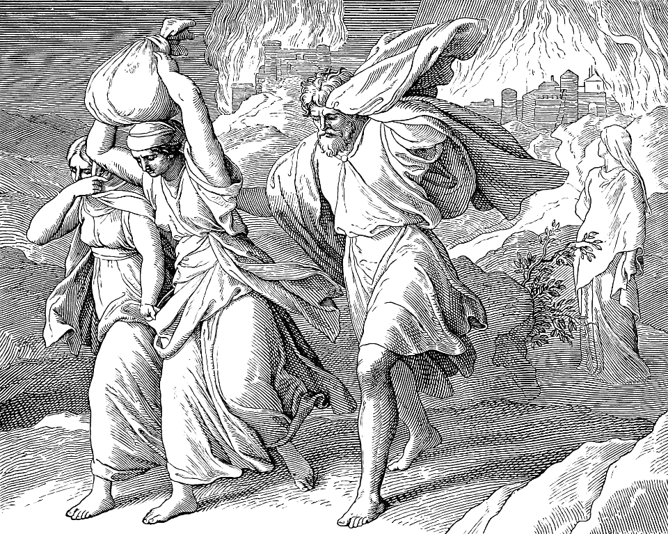 013 Lot and his family flee Sodom
