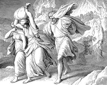 013 Lot and his family flee Sodom