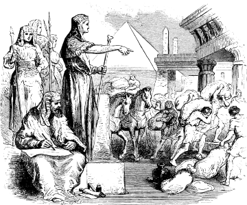 036 Joseph sends his brothers back to Canaan with sacks of Corn
