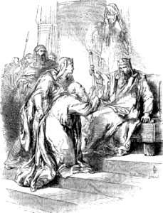 039 Jospeh presents his father Jacob to Pharaoh