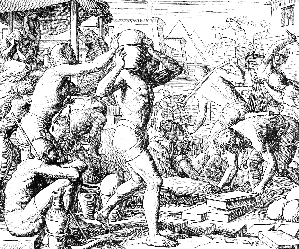 044 The Israelites do slave labor in Egypt