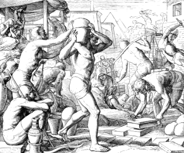 044 The Israelites do slave labor in Egypt