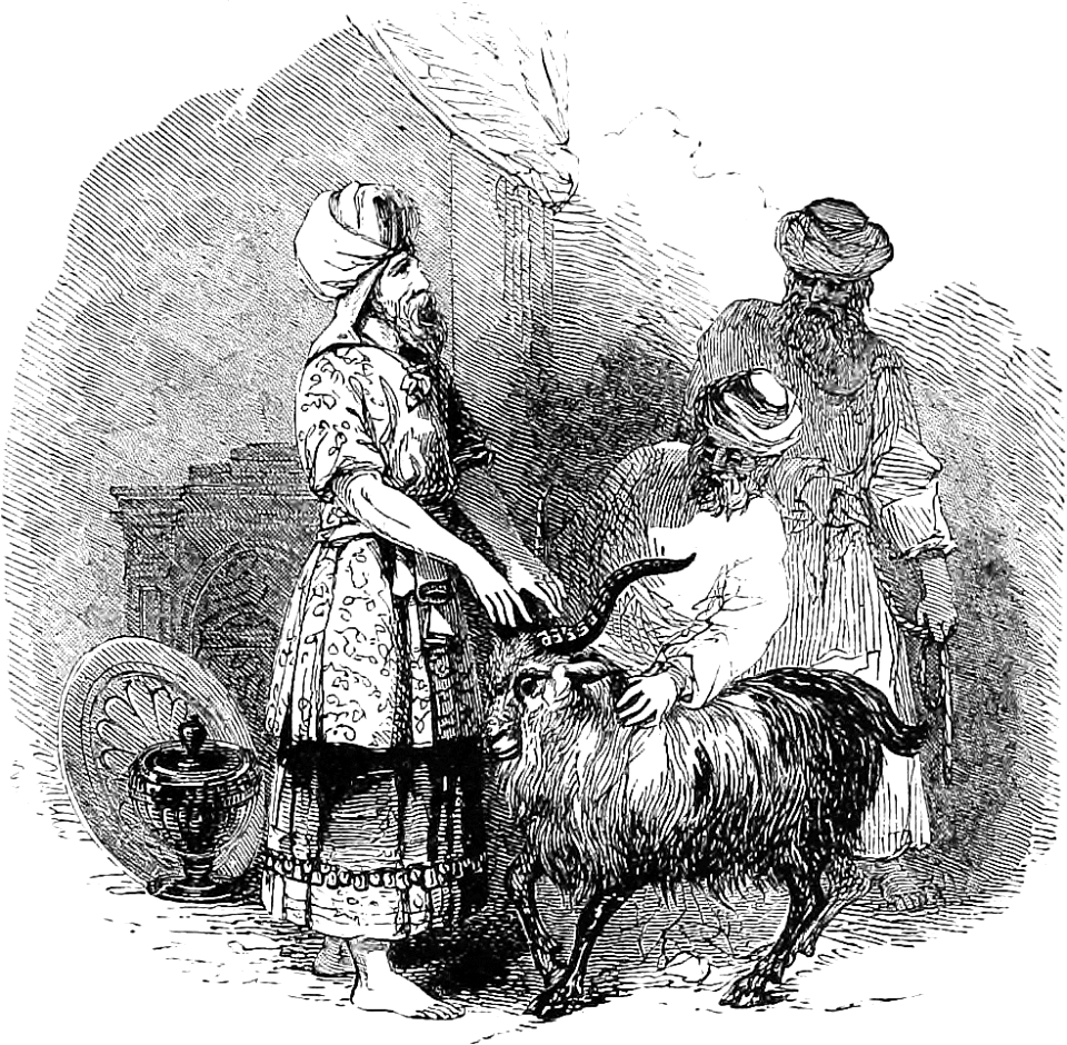 058 High Priest places sins on the Scapegoat