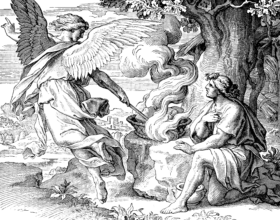 074 Gideons sacrifice is consumed