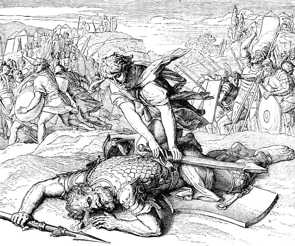 091 David slays Goliath