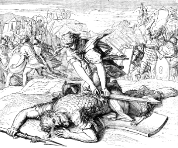091 David slays Goliath