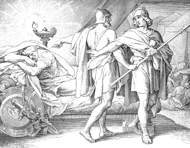 098 1 Samuel 26 - David forbids Abishai from harming Saul