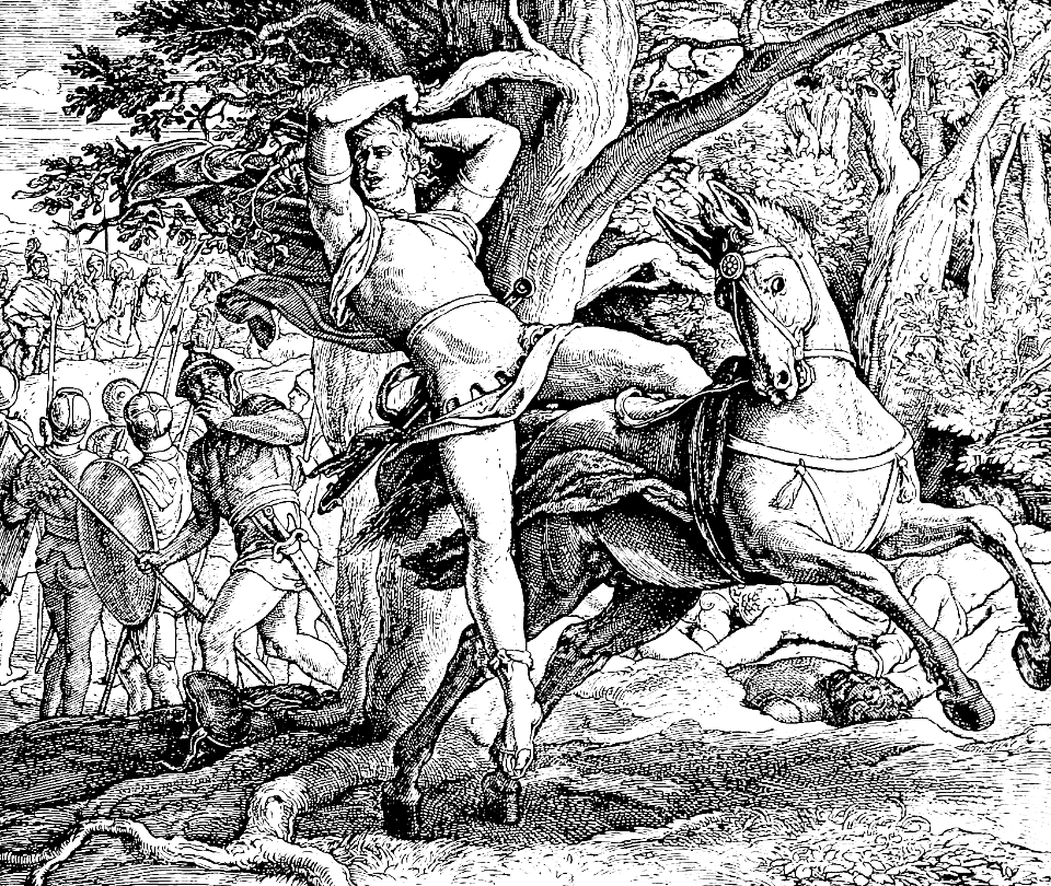 107 Absaloms Hair gets caught in a Tree