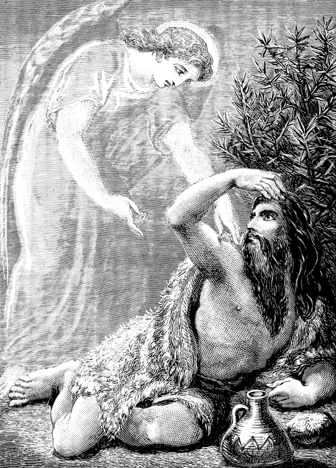 121 An Angel supplies food for Elijah