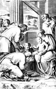 02 The Wise Men worship the baby Jesus