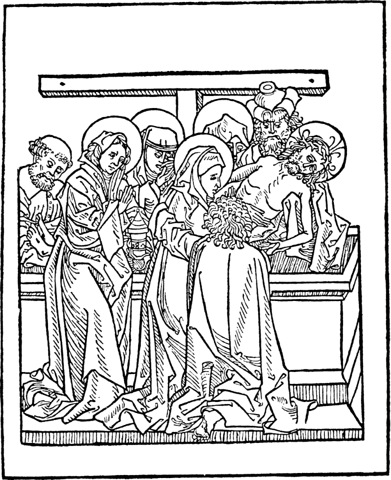 46 Christs body is placed in Josephs tomb
