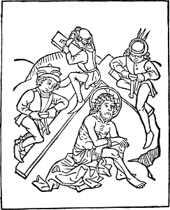 40 Jesus is brought to the place of Crucifixion