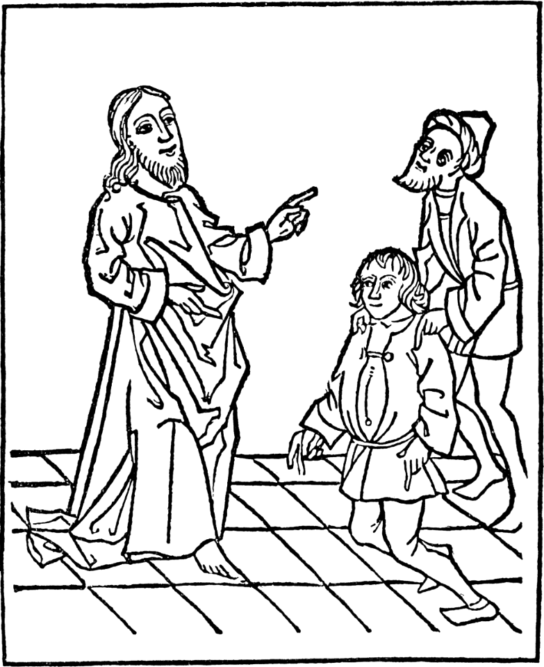 19 Casting out the evil spirit of the demon-possessed Boy