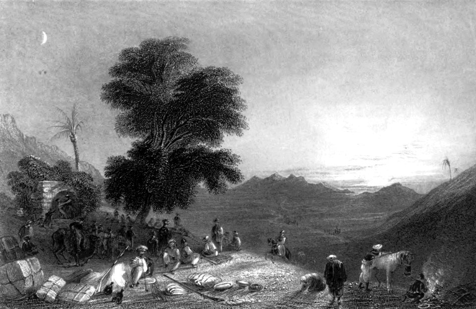 Halt of Caravan near Mt Amanus