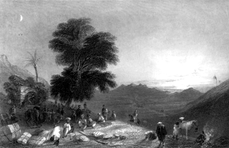 Halt of Caravan near Mt Amanus