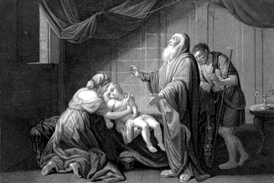 41 2 Kings 04 v37 She bowed herself to the ground, and took up her son